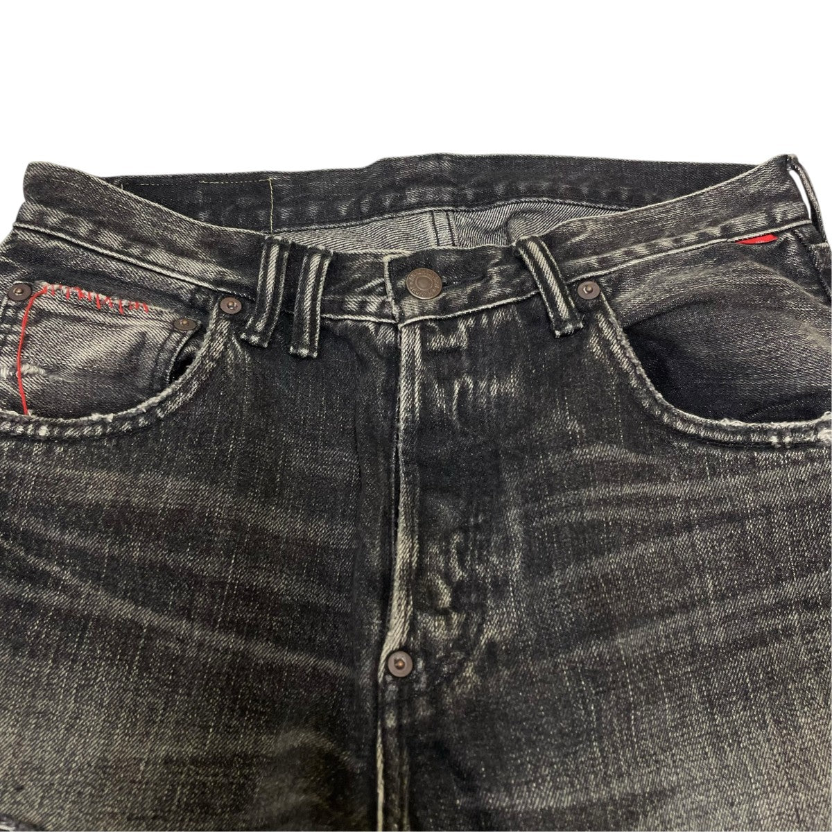 ANACHRONORM SMU REGULAR TAPERED 5P BLACKデニムパンツ81868050535 古着・中古-3枚目のアイテム画像