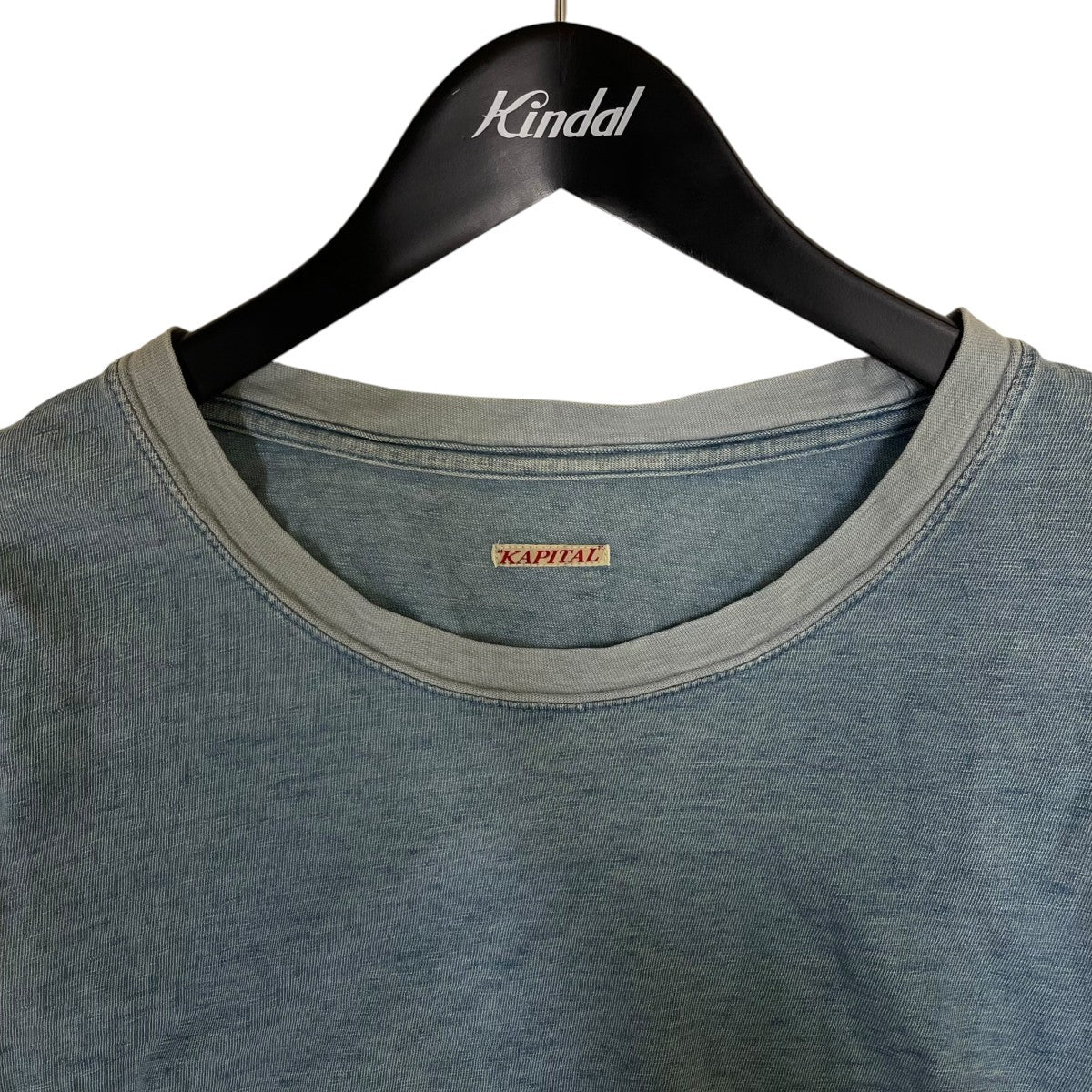 KAPITAL ボーダー柄 ロングスリーブカットソー 古着・中古-3枚目のアイテム画像