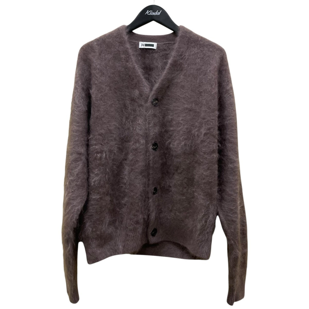 H BEAUTY＆YOUTH 21AWCashmere FUR V-neck CARDIGANカシミヤファー Vネック カーディガン12281000005 古着・中古-1枚目のアイテム画像