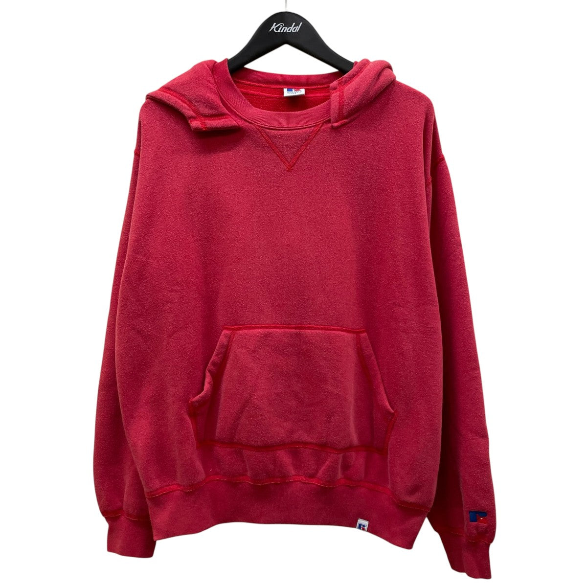 RUSSELL ATHLETIC×BEAUTY＆YOUTH 26AWフェード アフター フード パーカーヴィンテージ加工 スウェット フーディー12124000059 古着・中古-1枚目のアイテム画像