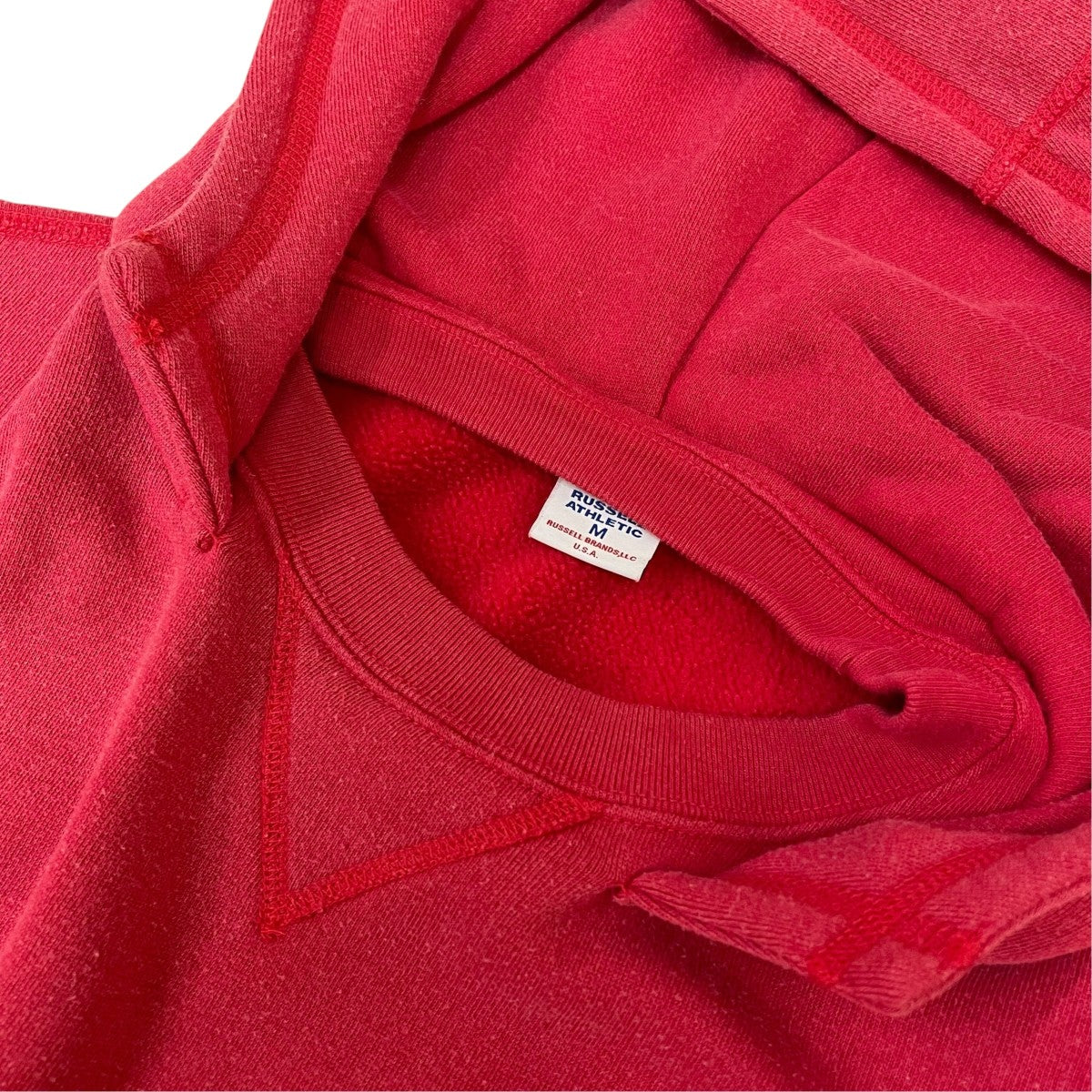 RUSSELL ATHLETIC×BEAUTY＆YOUTH 26AWフェード アフター フード パーカーヴィンテージ加工 スウェット フーディー12124000059 古着・中古-6枚目のアイテム画像