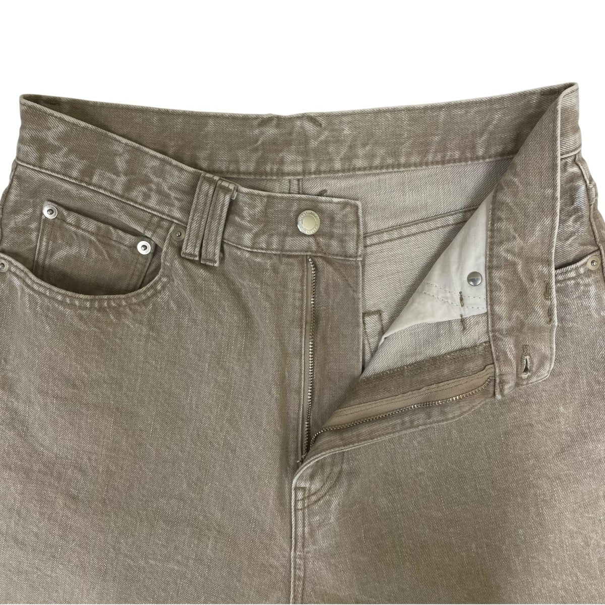 MONKEY TIME 26SSOverdyed Denim Baggy Pantsデニムワイドパンツ コットンパンツ83146000009 古着・中古-4枚目のアイテム画像