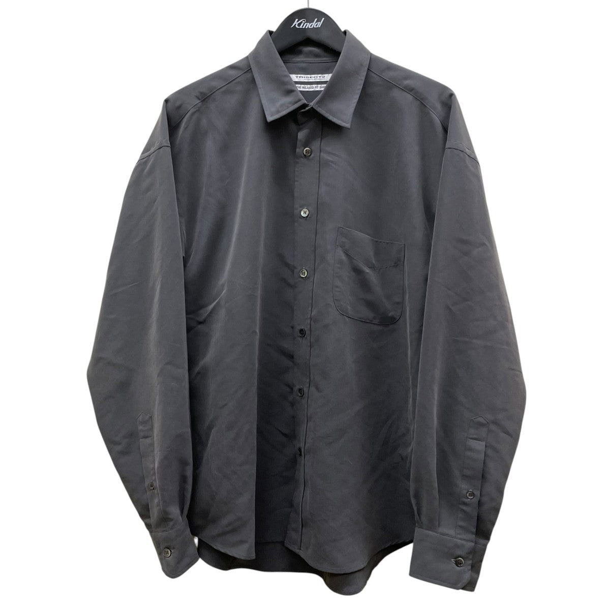 JOURNAL STANDARD TRISECT 26AWTRISECT2 ／ ピーチ ポプリン リラックス フィット シャツ無地 長袖シャツ26050600801030 古着・中古-1枚目のアイテム画像