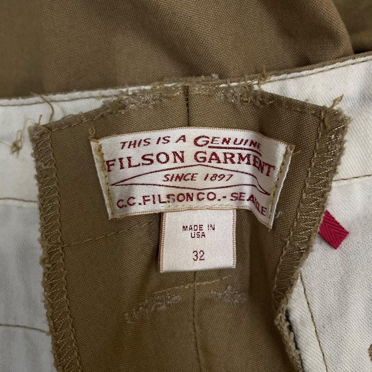 FILSON Mens Guide Pants メンズ ガイド パンツ70s USA製 カーゴパンツ ミリタリーパンツ10433 CA 古着・中古-6枚目のアイテム画像