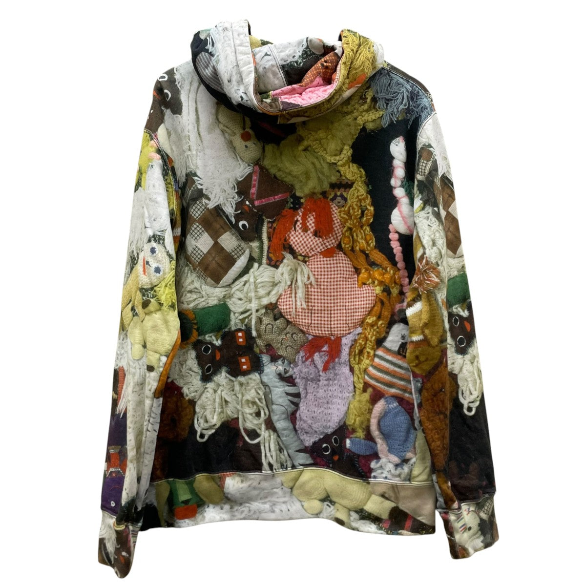 Supreme 18AWMike Kelley More Love Hours Hooded Sweatshirt総柄 プリント プルオーバーパーカー 古着・中古-2枚目のアイテム画像