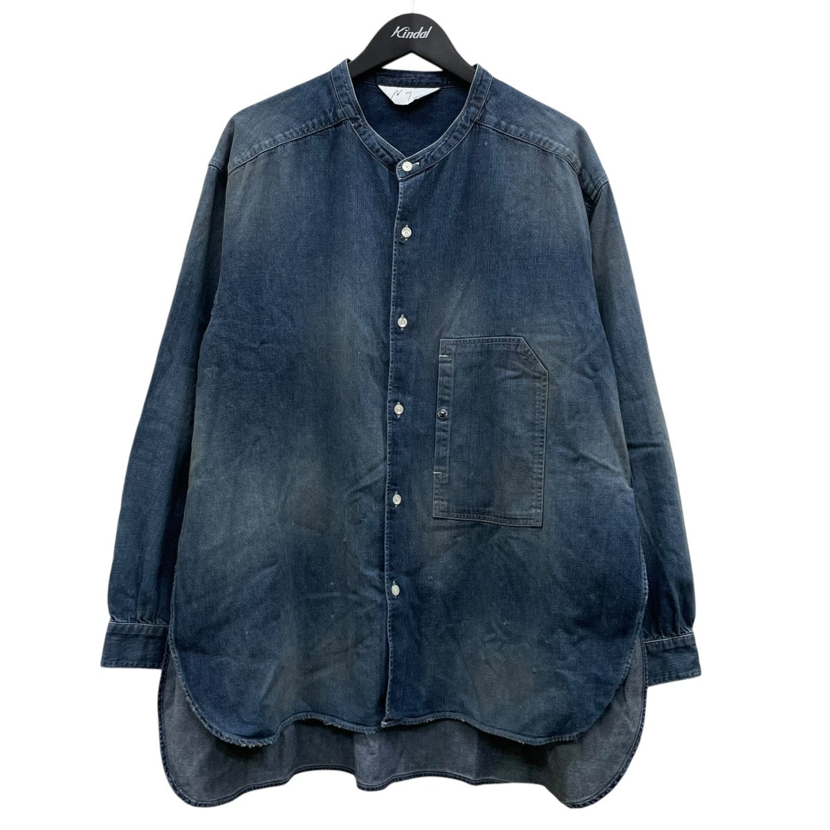 ANCELLM 26SSDENIM BAND COLLAR SHIRTバンドカラーシャツ デニムシャツANC-SH88 古着・中古-1枚目のアイテム画像