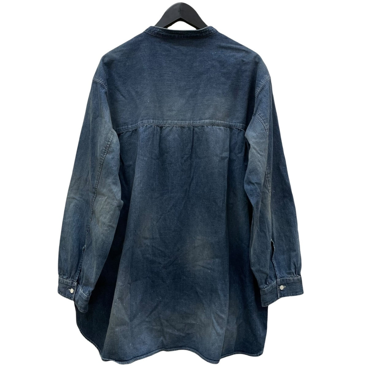 ANCELLM 26SSDENIM BAND COLLAR SHIRTバンドカラーシャツ デニムシャツANC-SH88 古着・中古-2枚目のアイテム画像