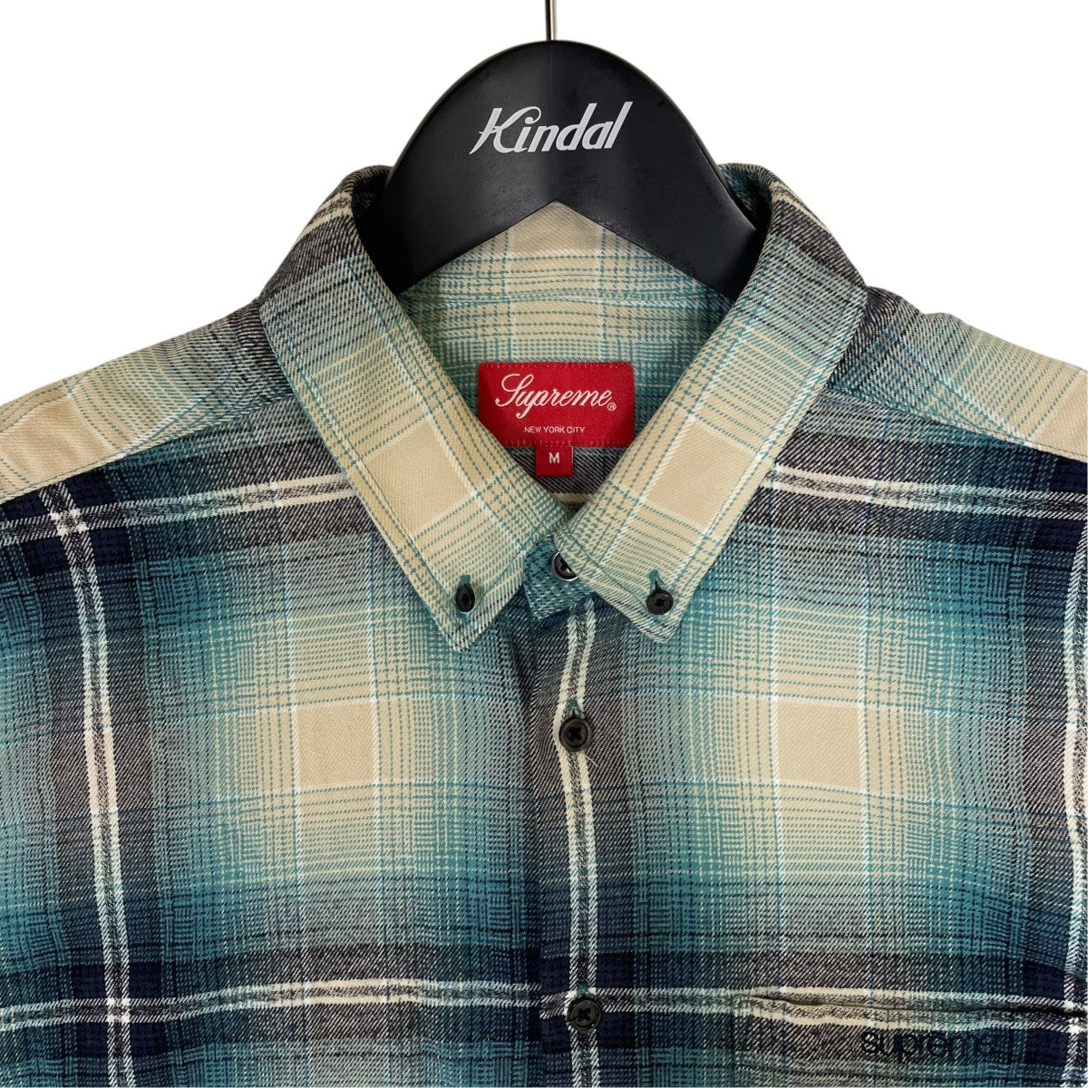 Supreme Shadow Plaid Flannel Shirtチェック柄 長袖シャツ ボタンダウンシャツ 古着・中古-3枚目のアイテム画像