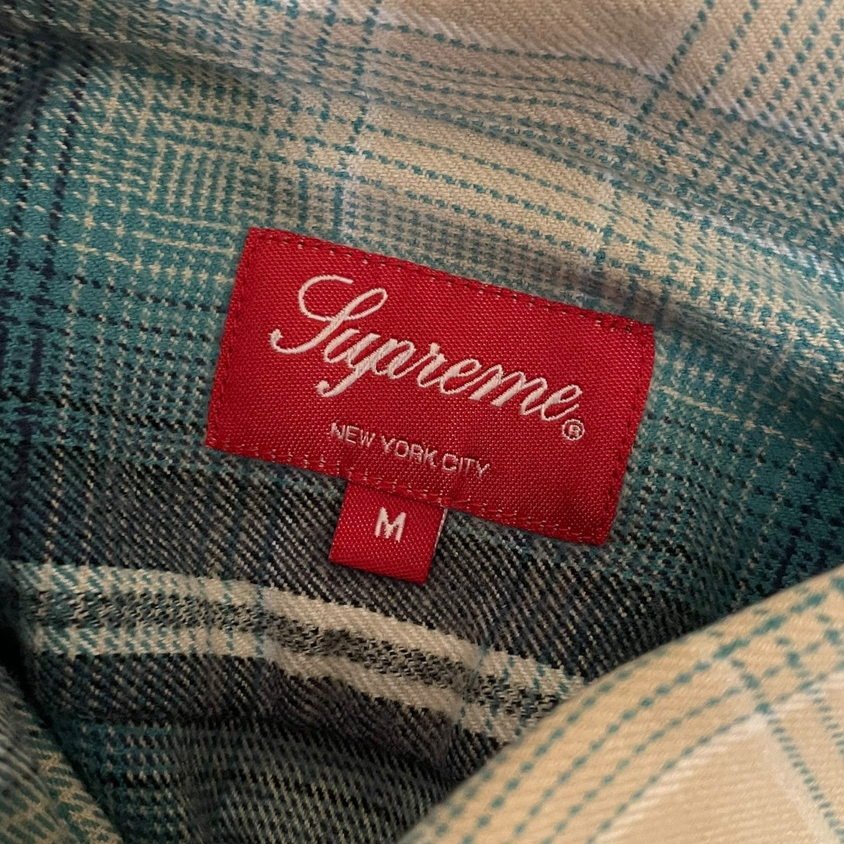 Supreme Shadow Plaid Flannel Shirtチェック柄 長袖シャツ ボタンダウンシャツ 古着・中古-5枚目のアイテム画像