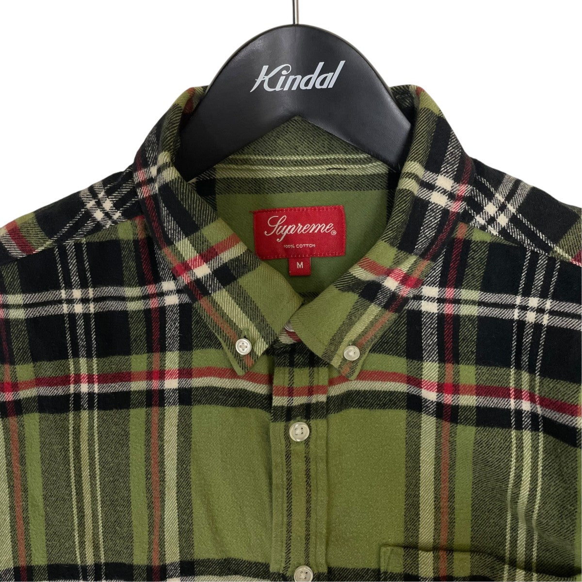 Supreme 20AWTartan Flannel Shirtチェック柄 長袖シャツ ボタンダウンシャツ 古着・中古-3枚目のアイテム画像