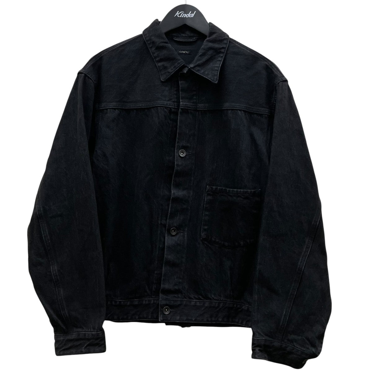 COMOLI 19AWDENIM JACKET TYPE-1stコットン デニムジャケットQ03-01006 古着・中古-1枚目のアイテム画像