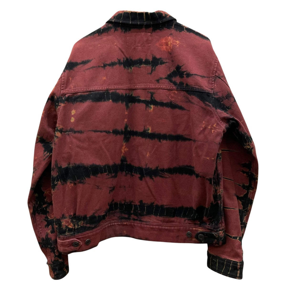 stussy 20SSRip Dye Ranch Jacketタイダイ柄 コットン デニムジャケット115515 古着・中古-2枚目のアイテム画像