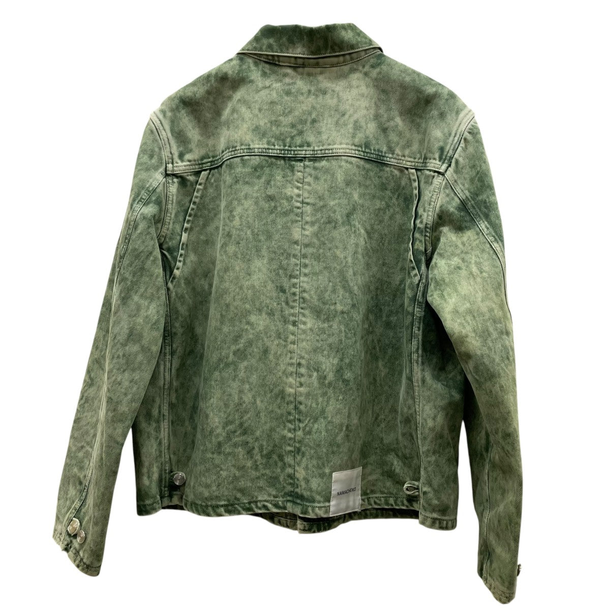 NAMACHEKO 24SSNOR DENIM JACKET SPEARMINTコンシールド仕様 コットン デニムジャケット 古着・中古-2枚目のアイテム画像