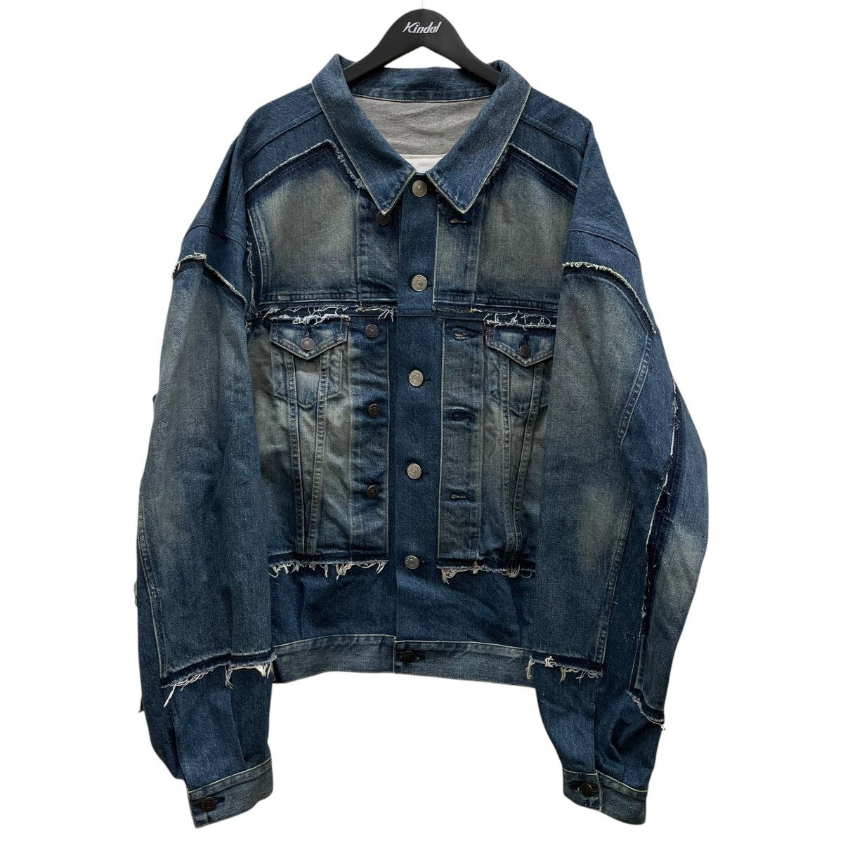 LEVI’S×JUNYA WATANABE MAN 25SSCotton Denim Product Processing Customized W Nameコットン デニムジャケットWO-J207 古着・中古-1枚目のアイテム画像