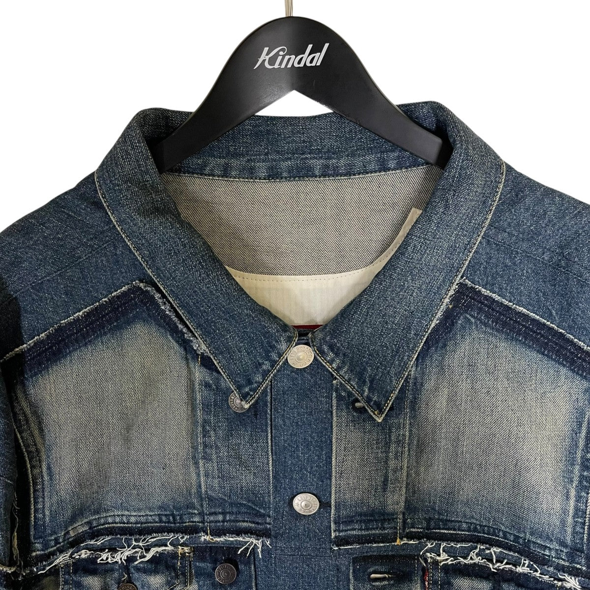 LEVI’S×JUNYA WATANABE MAN 25SSCotton Denim Product Processing Customized W Nameコットン デニムジャケットWO-J207 古着・中古-3枚目のアイテム画像