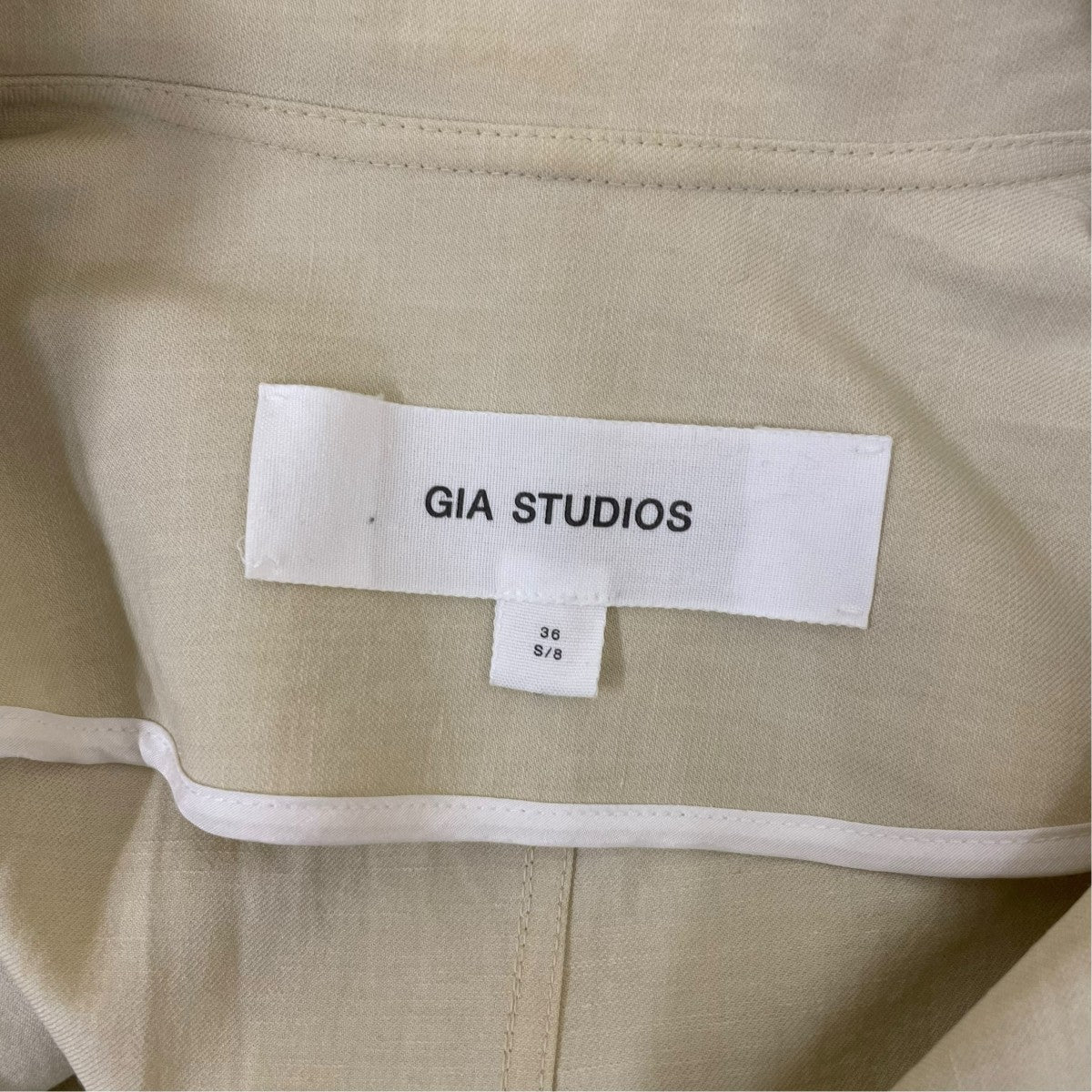 GIA STUDIOS 25SSスプリングコート トレンチコート25GS0C02FP0732 古着・中古-5枚目のアイテム画像