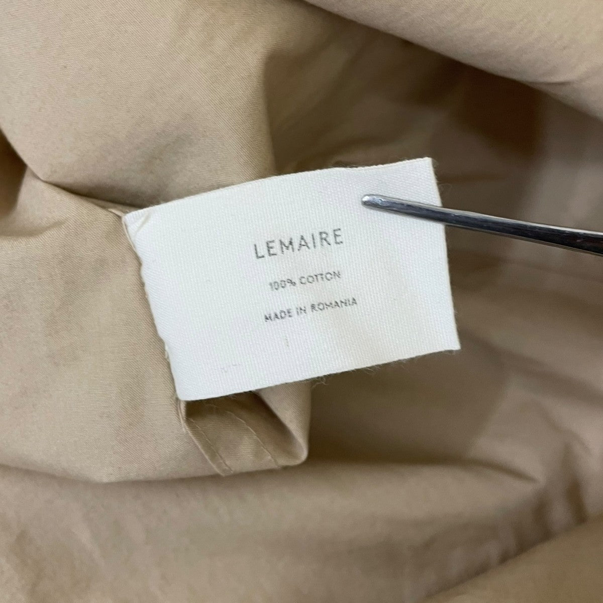 LEMAIRE スプリングコート トレンチコート 古着・中古-6枚目のアイテム画像