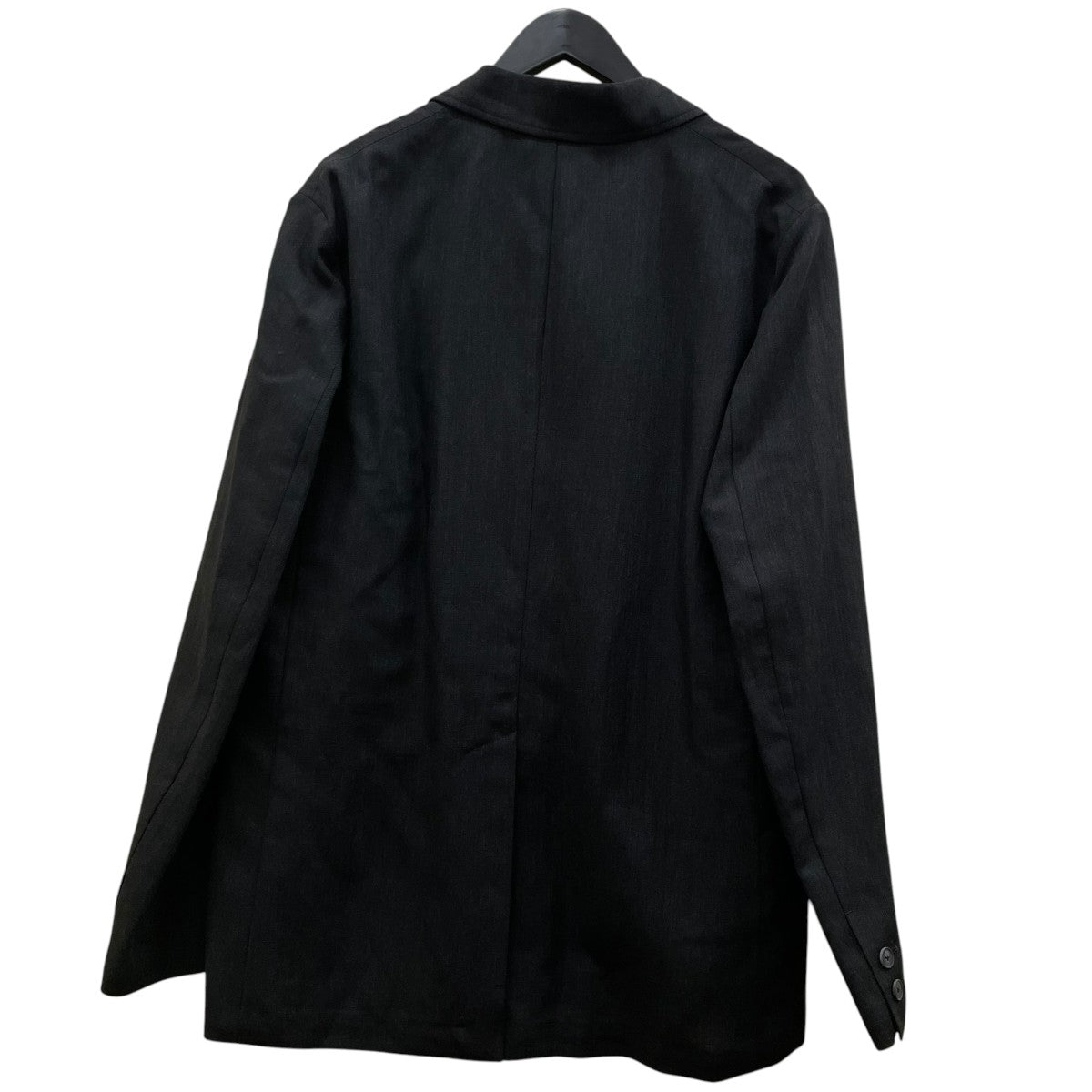 ATON 26SSTWIST WOOL LINEN SEMI DOUBLE JACKETツイストウールリネン セミダブルジャケット テーラードジャケットJKAGLM0202 古着・中古-2枚目のアイテム画像