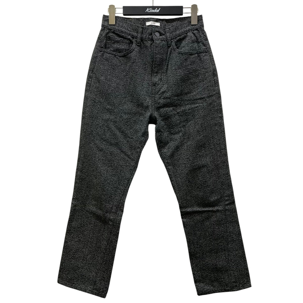 CLANE 22AWJ／W SLIM ANKLE DENIM PANTSジャストウエストスリムアンクルデニムパンツ コットンパンツ13111 7312 古着・中古-1枚目のアイテム画像