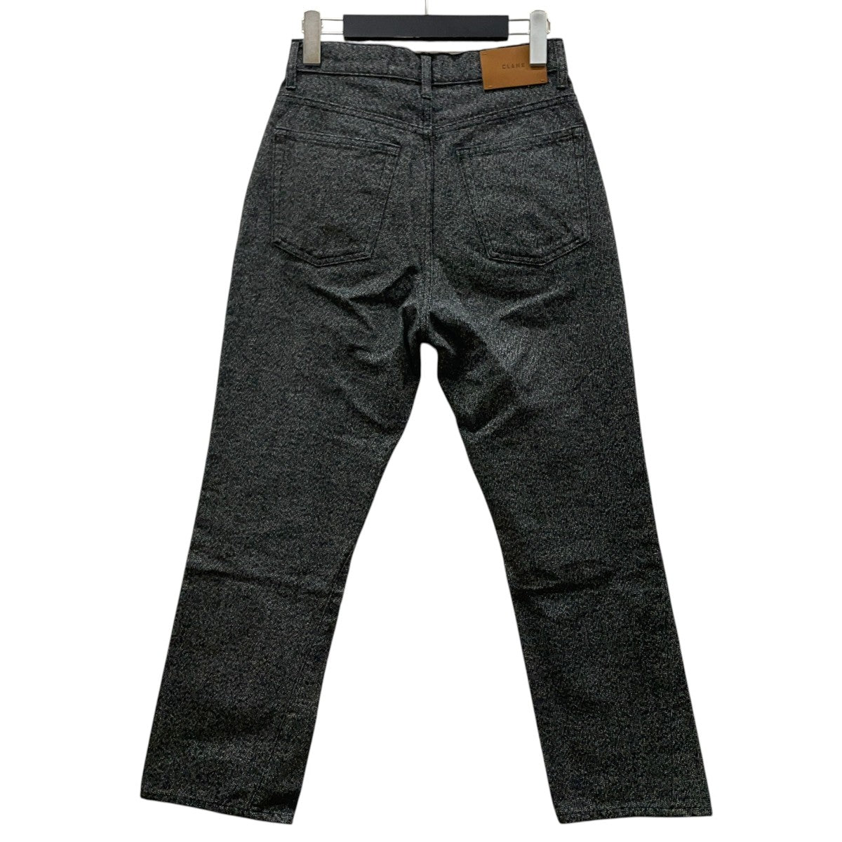 CLANE 22AWJ／W SLIM ANKLE DENIM PANTSジャストウエストスリムアンクルデニムパンツ コットンパンツ13111 7312 古着・中古-2枚目のアイテム画像