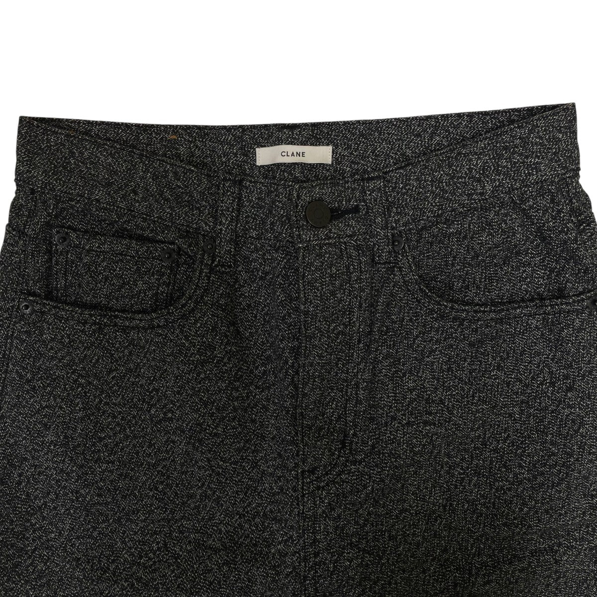 CLANE 22AWJ／W SLIM ANKLE DENIM PANTSジャストウエストスリムアンクルデニムパンツ コットンパンツ13111 7312 古着・中古-3枚目のアイテム画像