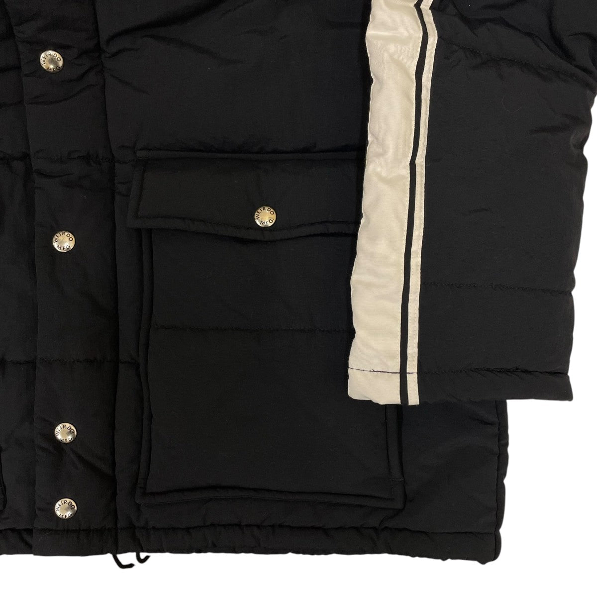 WEIRDO 24AWFLAME - RACING JACKET フレイム レーシングジャケット中綿ジャケット ナイロンジャケットWRD-24-AW-02 古着・中古-4枚目のアイテム画像