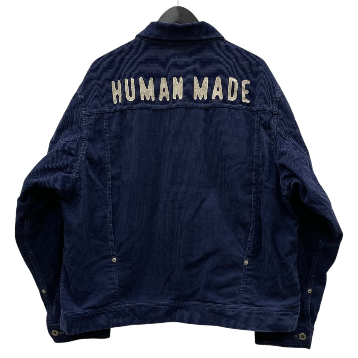 HUMAN MADE 26AWCORDUROY WORK JACKETロゴ刺繍 コーデュロイジャケット ワーク ジャケットHM32JK016 古着・中古-2枚目のアイテム画像