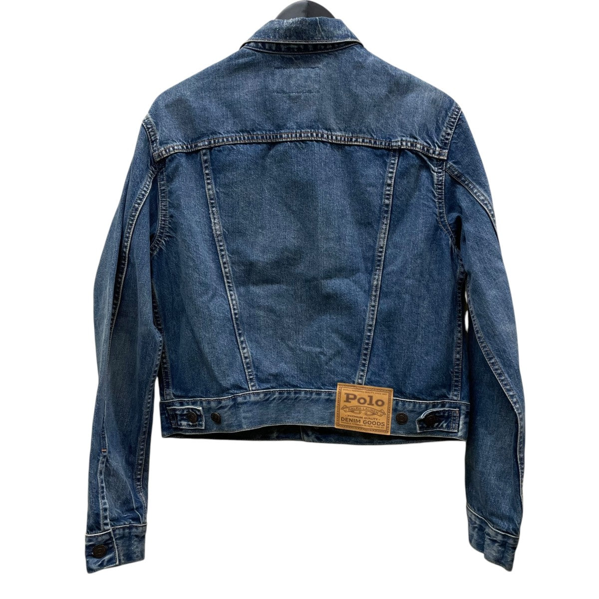 POLO RALPH LAUREN ダメージ加工 デニムジャケット 古着・中古-2枚目のアイテム画像