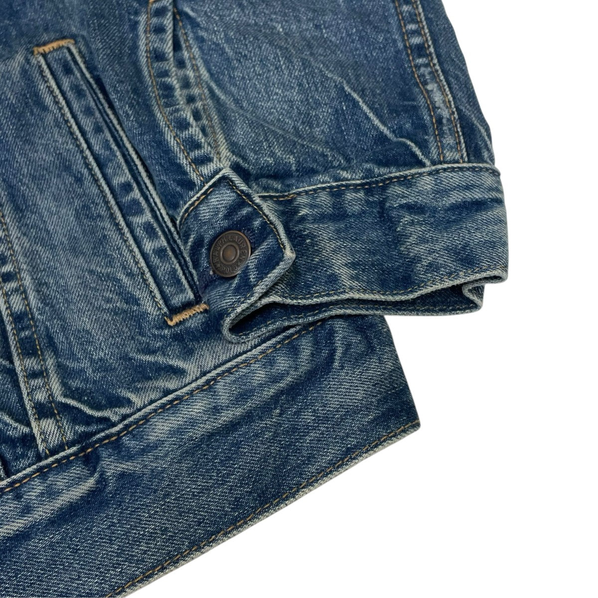POLO RALPH LAUREN ダメージ加工 デニムジャケット 古着・中古-4枚目のアイテム画像