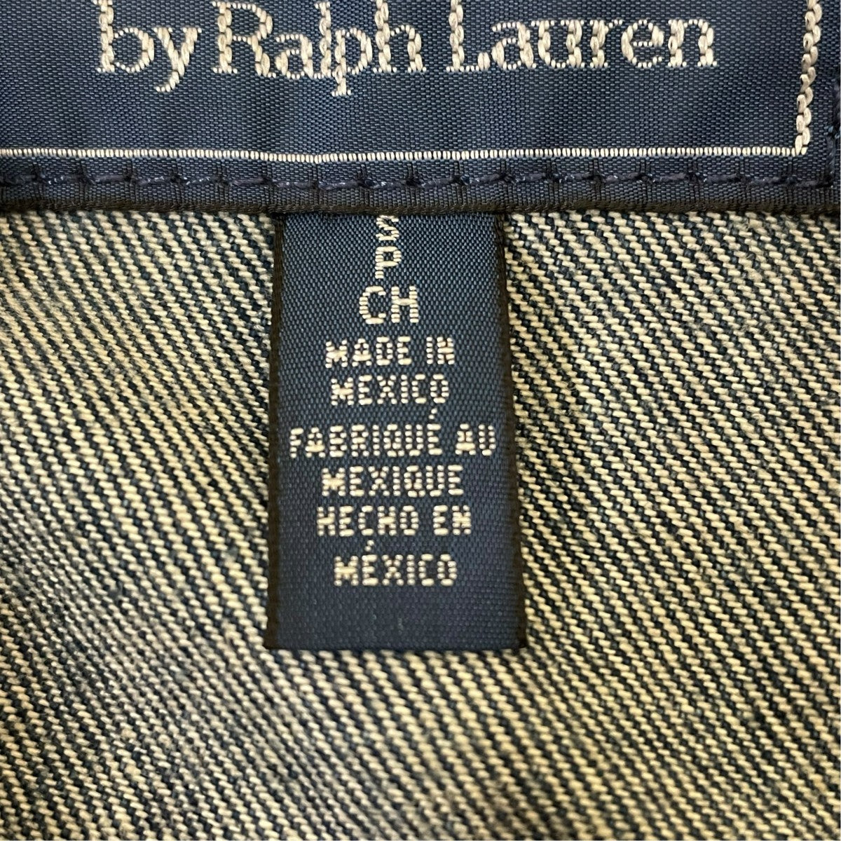 POLO RALPH LAUREN ダメージ加工 デニムジャケット 古着・中古-5枚目のアイテム画像