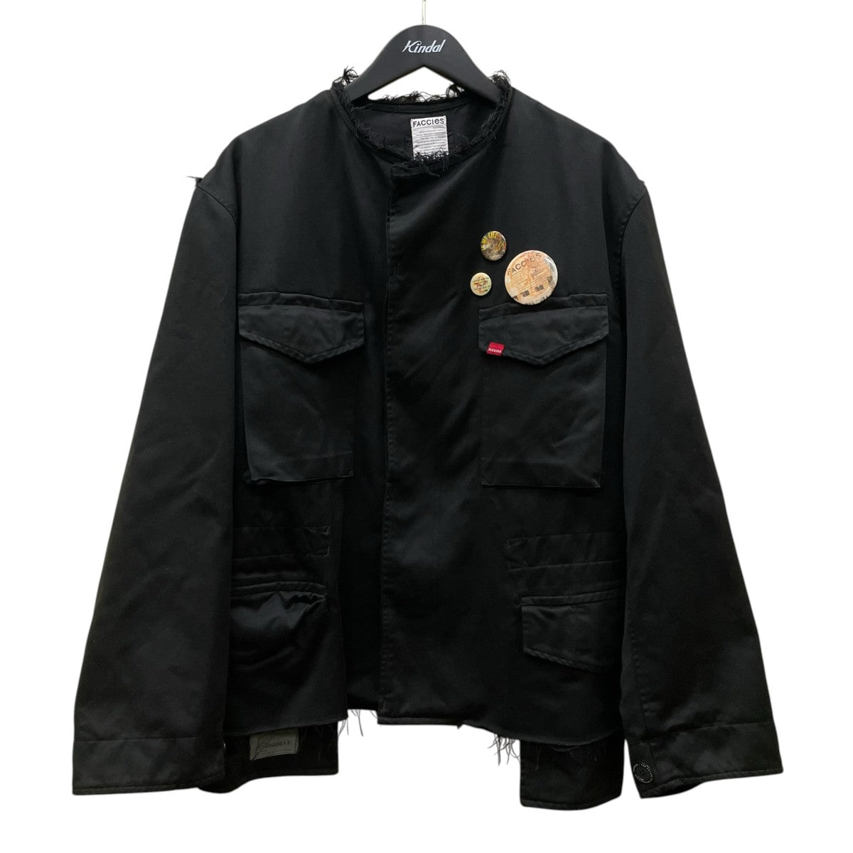 FACCIES STUDIOUS別注 REMAKE MILITARY JACKETノーカラージャケットF23S03017 古着・中古-1枚目のアイテム画像