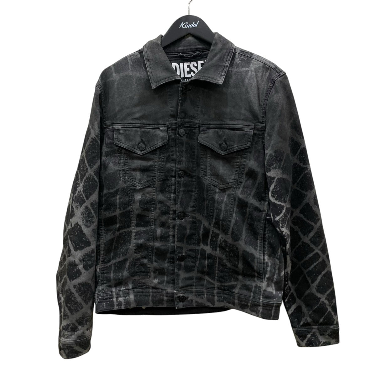 DIESEL クロコ型ジャケット00SKWP 古着・中古-1枚目のアイテム画像