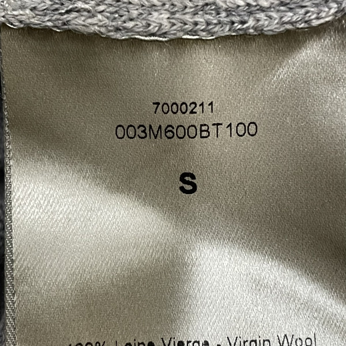 DIOR BEE刺繍Vネックニット003M600BT100 古着・中古-5枚目のアイテム画像