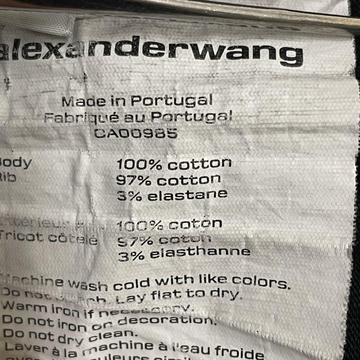 ALEXANDER WANG 長袖Tシャツ 古着・中古-7枚目のアイテム画像
