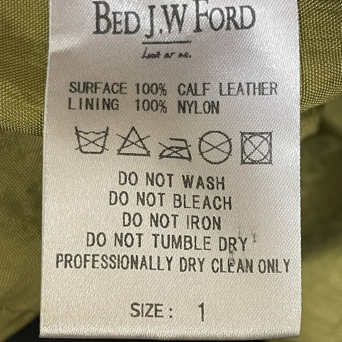 BED J．W． FORD スエードレザーシャツジャケットレザージャケット 古着・中古-5枚目のアイテム画像