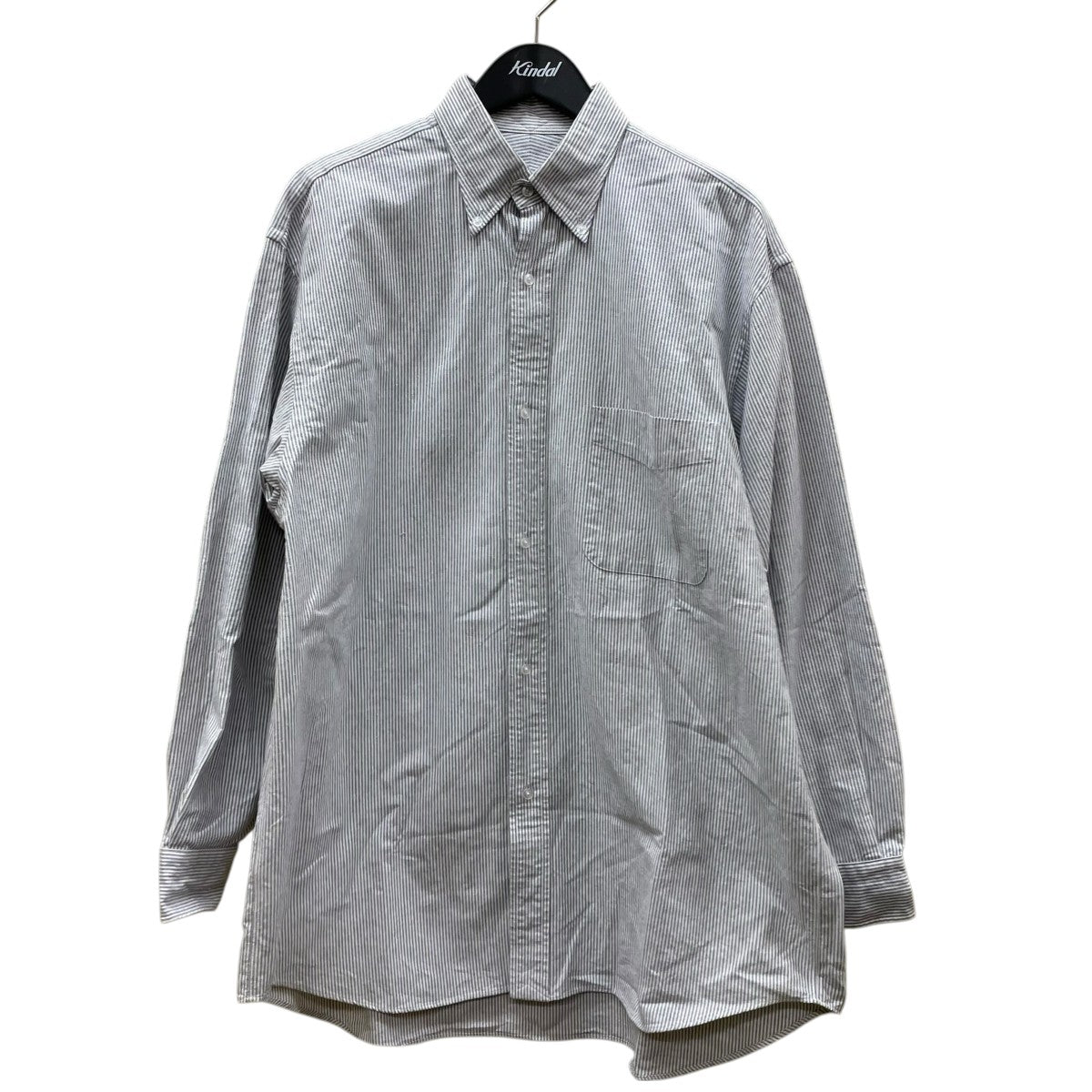 COMOLI 23SSオックス BDシャツ長袖シャツX01-02009 古着・中古-1枚目のアイテム画像