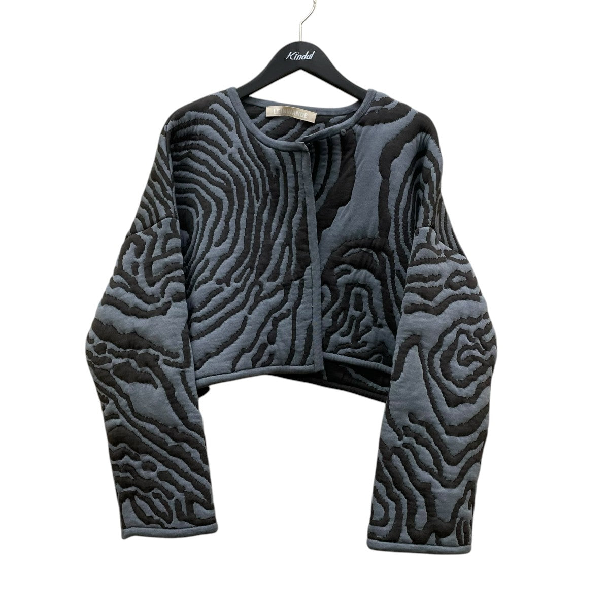 LEINWANDE Topography Quilting Knit Jacketジャケット0222030503 古着・中古-1枚目のアイテム画像