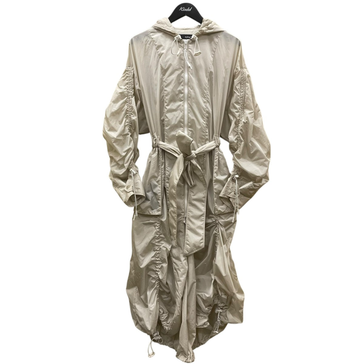 styling／ パラシュートロングコートフーデッドコート16WFC224019 古着・中古-1枚目のアイテム画像