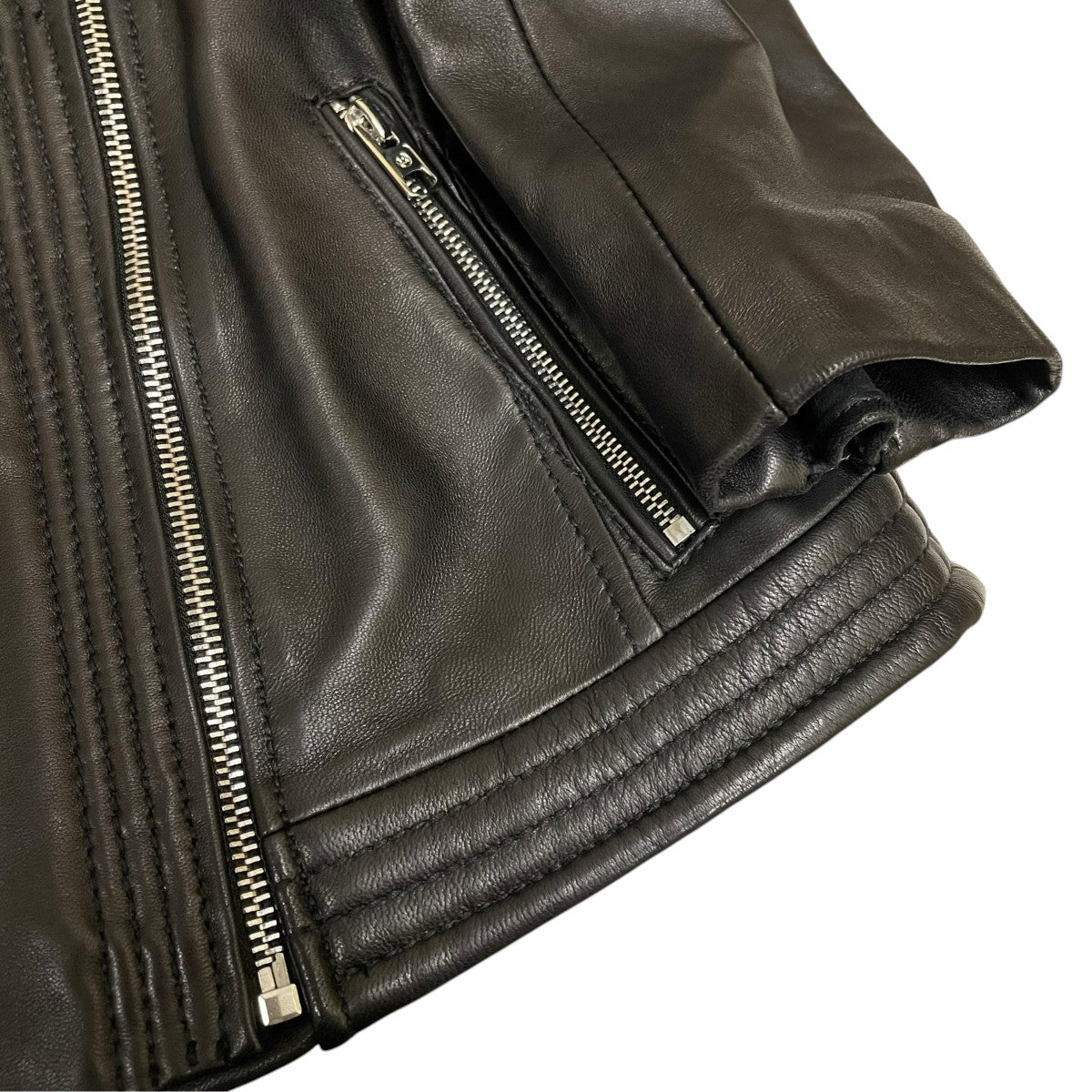 MICHAEL KORS レザーライダースジャケット 古着・中古-4枚目のアイテム画像