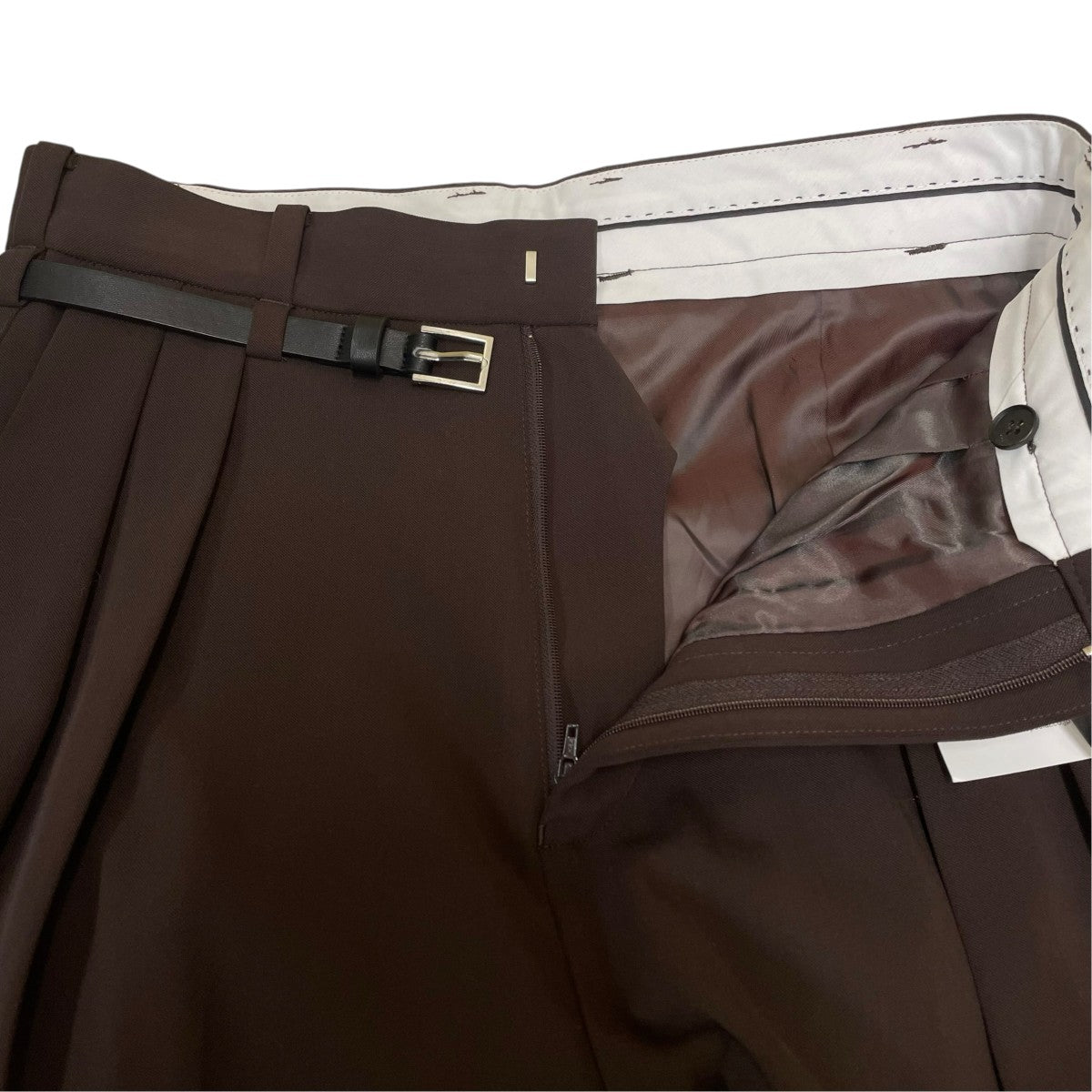 MAISON SPECIAL Color Two-Tuck Wide Pantsワイドパンツ61465208 古着・中古-4枚目のアイテム画像
