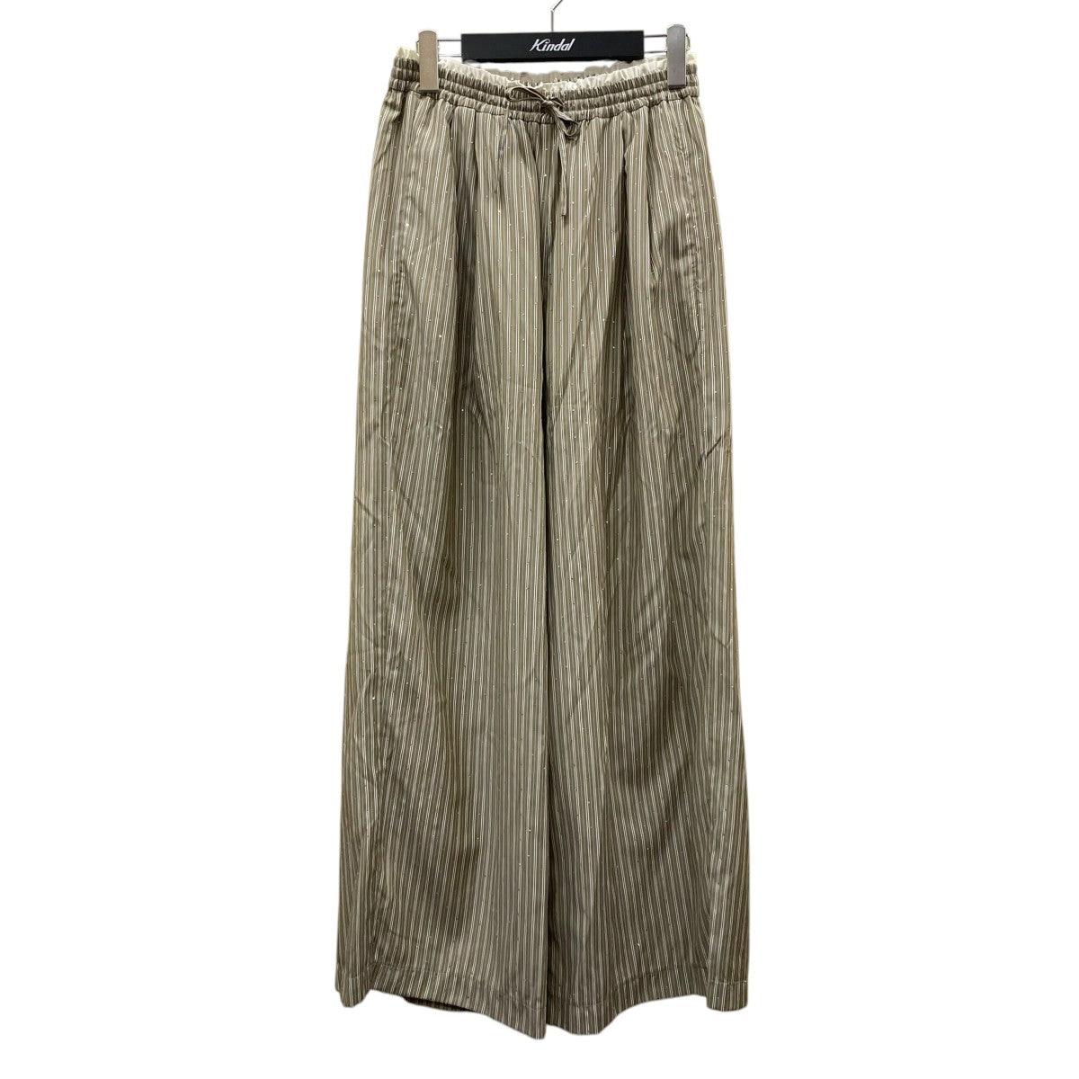 MAISON SPECIAL Rhinestone Stone Pajama Pantsワイドパンツ21261465201 古着・中古-1枚目のアイテム画像