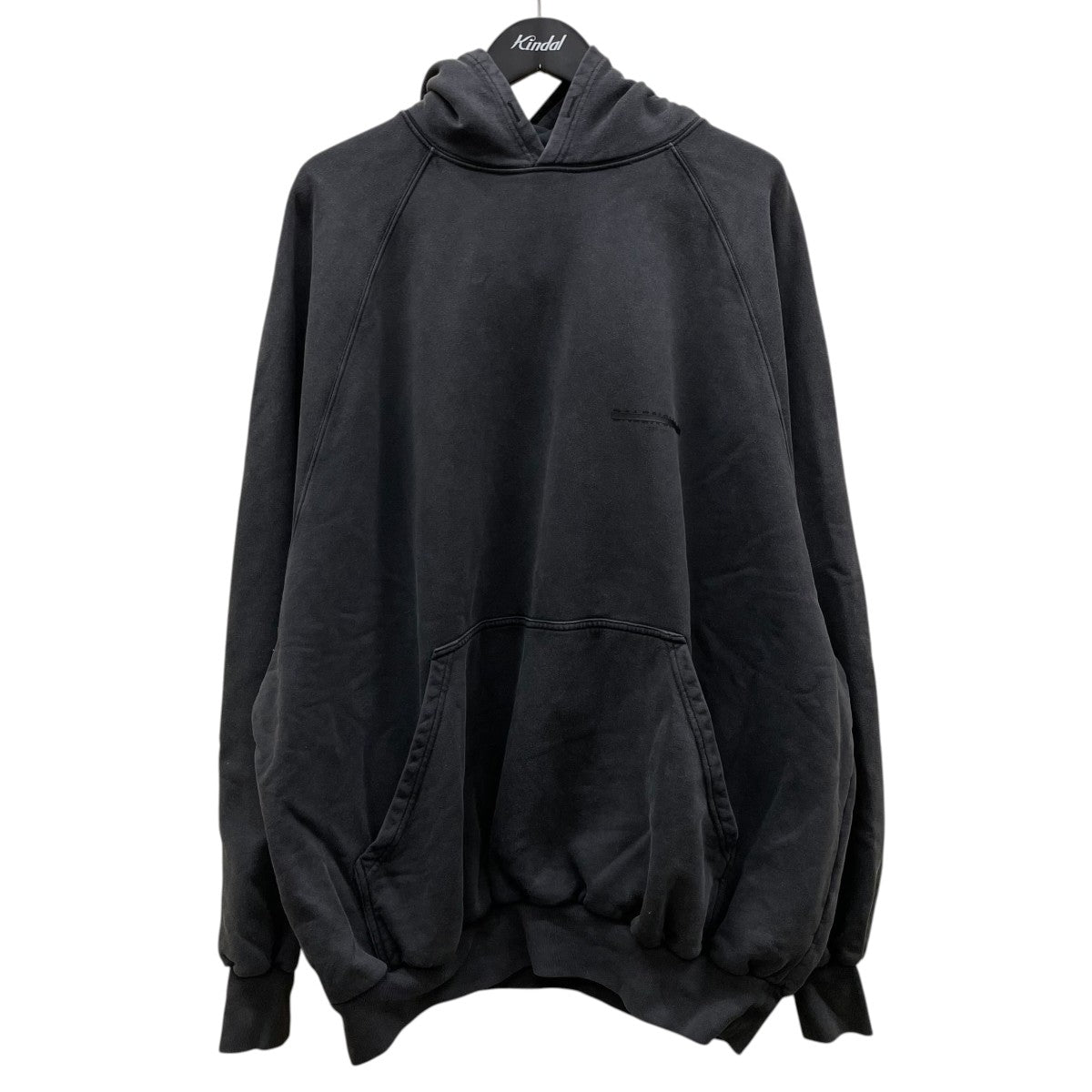 BALENCIAGA 22AWOversized Hoodieプルオーバーパーカー コットン スウェット フーディー697879 TMVH2 古着・中古-1枚目のアイテム画像