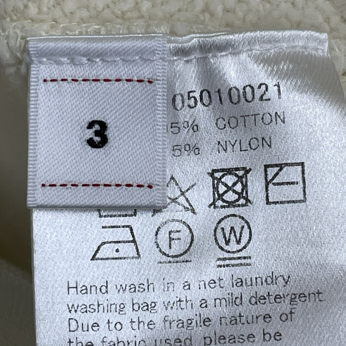 VISVIM 25SSJUMBO SB SWEAT 3 4 DMGDスウェット0125105010021 古着・中古-5枚目のアイテム画像