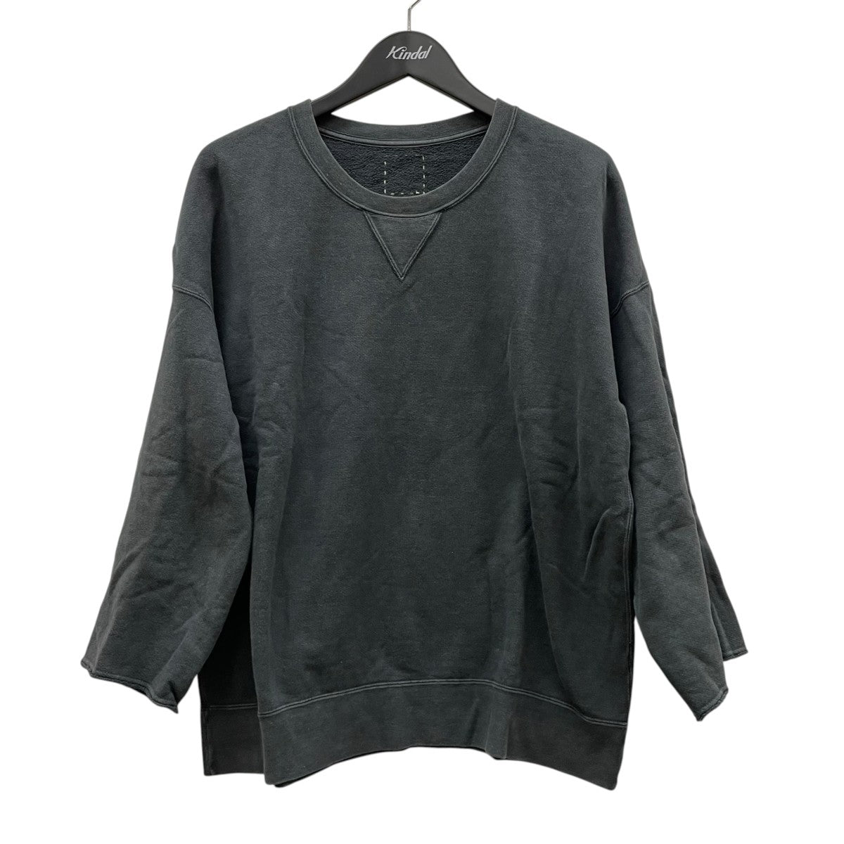 VISVIM 25SSJUMBO SB SWEAT 3 4 DMGDスウェット0125105010021 古着・中古-1枚目のアイテム画像