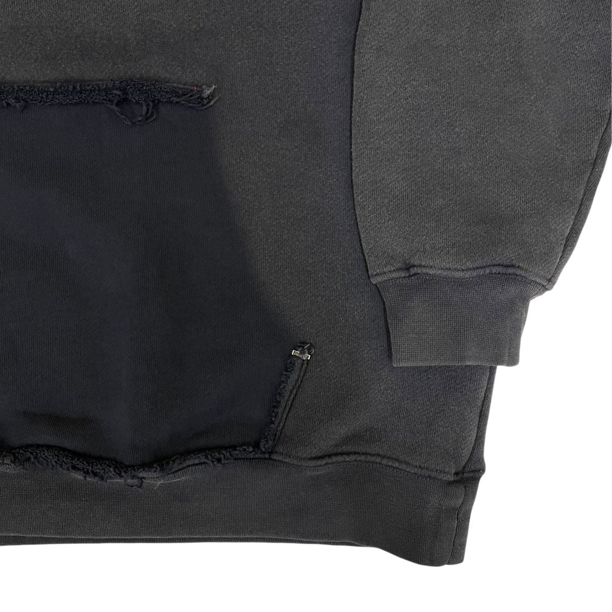 ASKYURSELF Banned Vintage Hoodieフェード加工 コットン スウェット プルオーバーフーディー 古着・中古-4枚目のアイテム画像