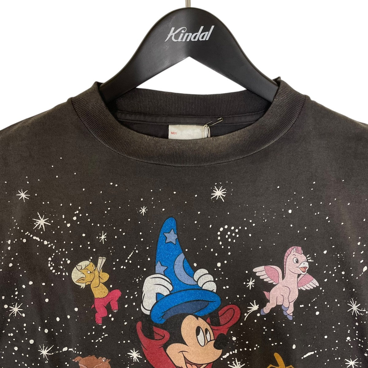 SAINT MICHAEL 26AWDSNY LS T-SHIRT FANTASIAディズニー ファンタジア ミッキー ロングスリーブTシャツ コットンTシャツSM MK1 0000 C90 古着・中古-3枚目のアイテム画像