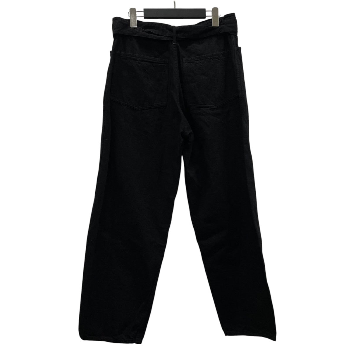 COMOLI 22AWDenim Belted Pants デニムベルテッドパンツコットン ワイドパンツW03 03001 古着・中古-2枚目のアイテム画像
