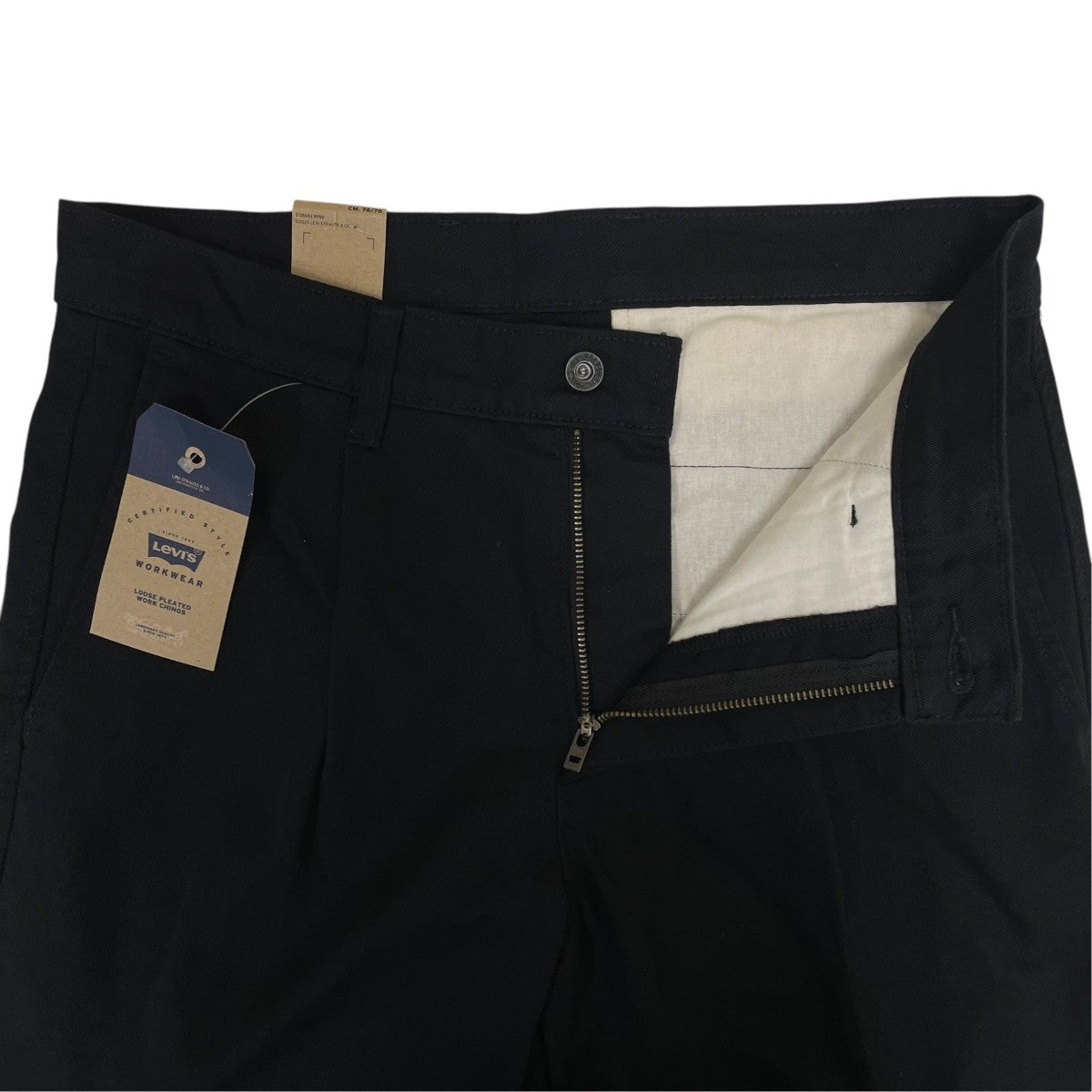 LEVI’S WORKWEAR ルーズ プリーツ ワークチノコットンパンツS110782 古着・中古-3枚目のアイテム画像