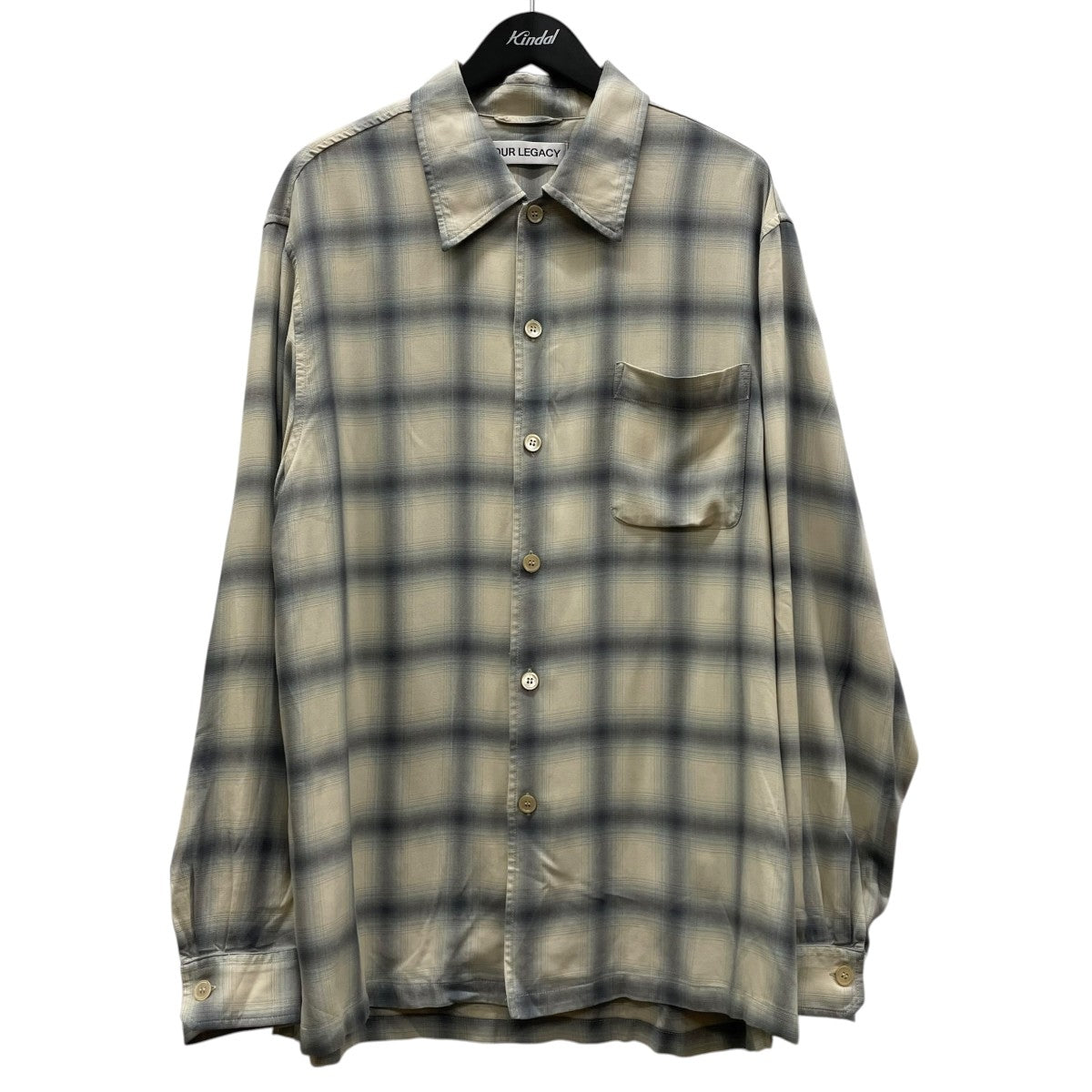 OUR LEGACY 26SSEVERY SHIRT SACRAMENTO COWBOYオンブレチェック柄 長袖シャツM2262ESC 古着・中古-1枚目のアイテム画像