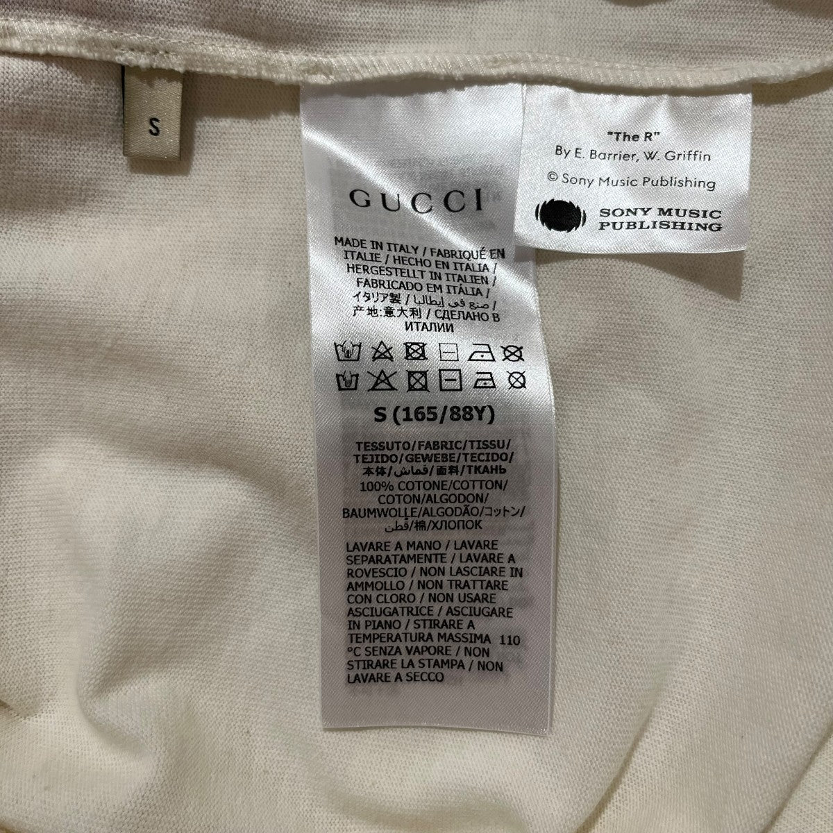 100周年記念MUSIC IS MINE半袖Tシャツ660744
